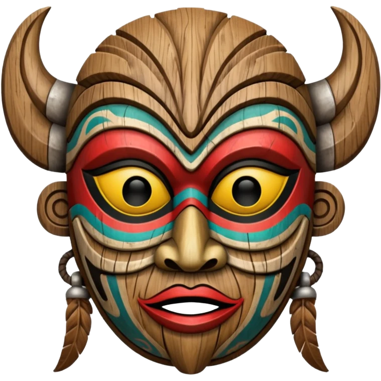tribal mask emoji