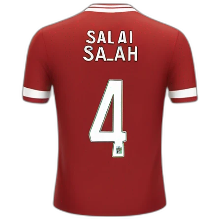 Salah Liverpool shirt emoji