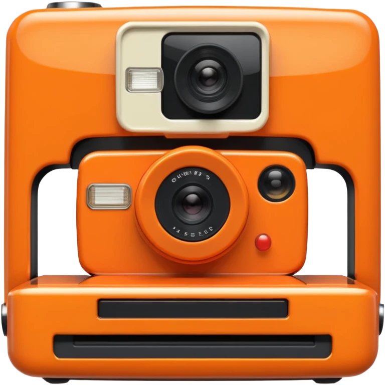 orange Instant Camera emoji