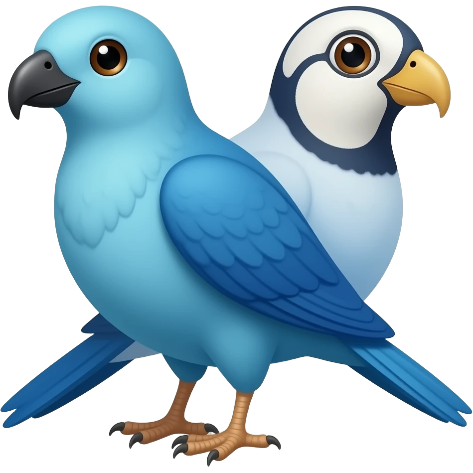 Blue Rio bird emoji