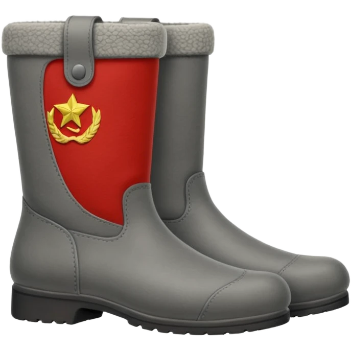 soviet valenki boots without heels on soft soles emoji
