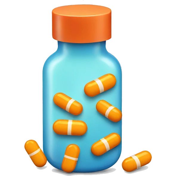 pills spilling from pill bottle emoji