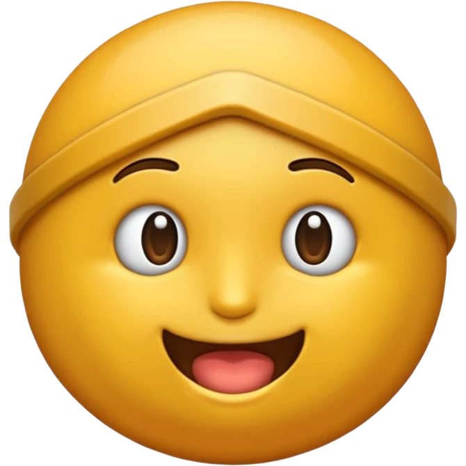 Emoji Sigma con una mandíbula muy marcada y con una ceja levantada y la otra abajo emoji