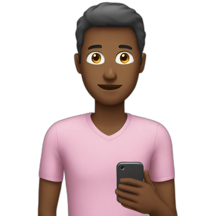 human with smartphone emoji