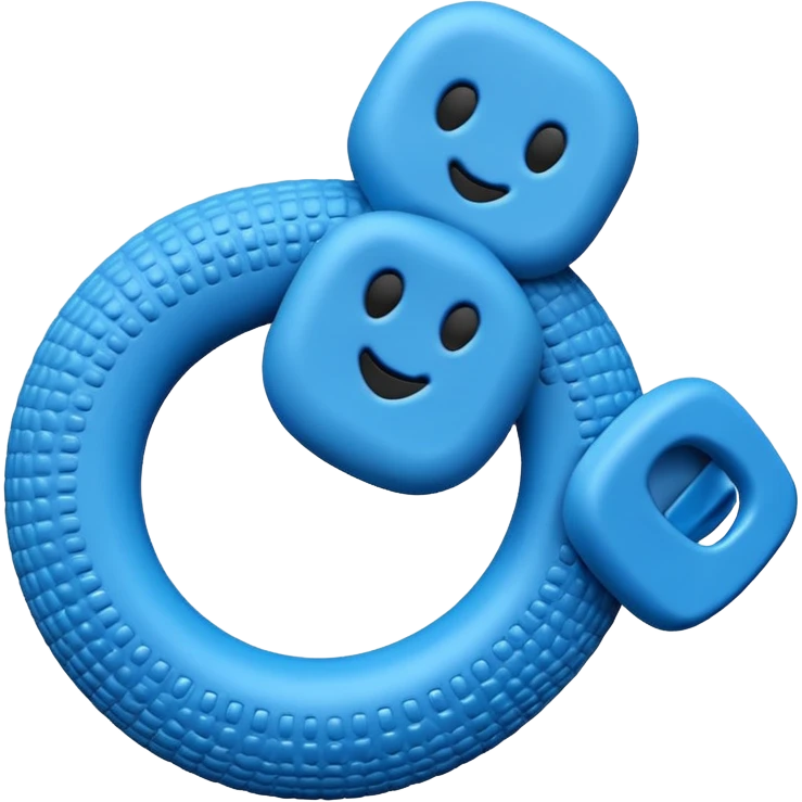 Teething toy emoji