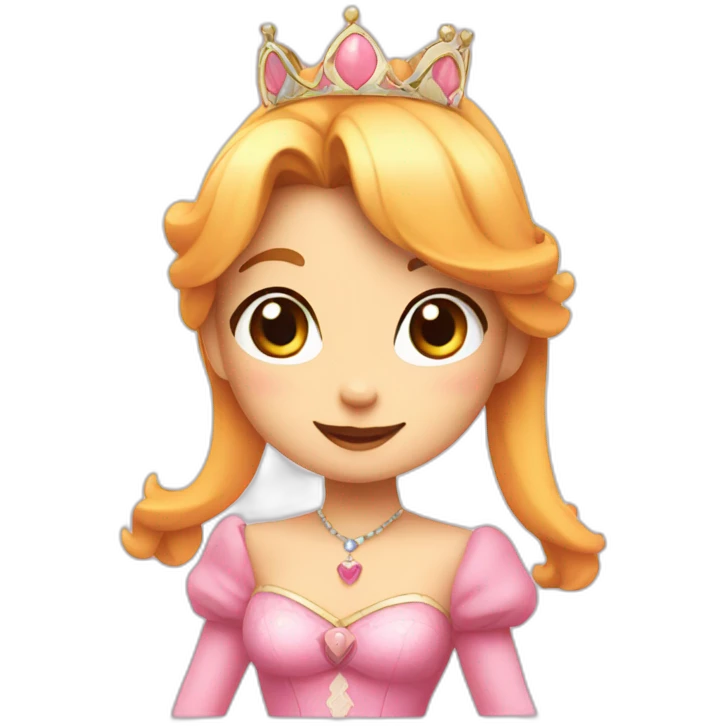 PRINCESS RABBIT PEACH emoji