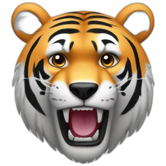 Bear tiger emoji