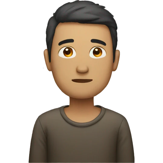 lonely man emoji