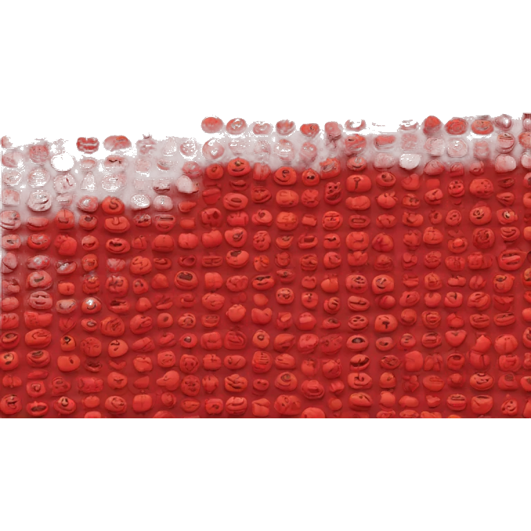 Un emoji que tenga lente de color rojo emoji