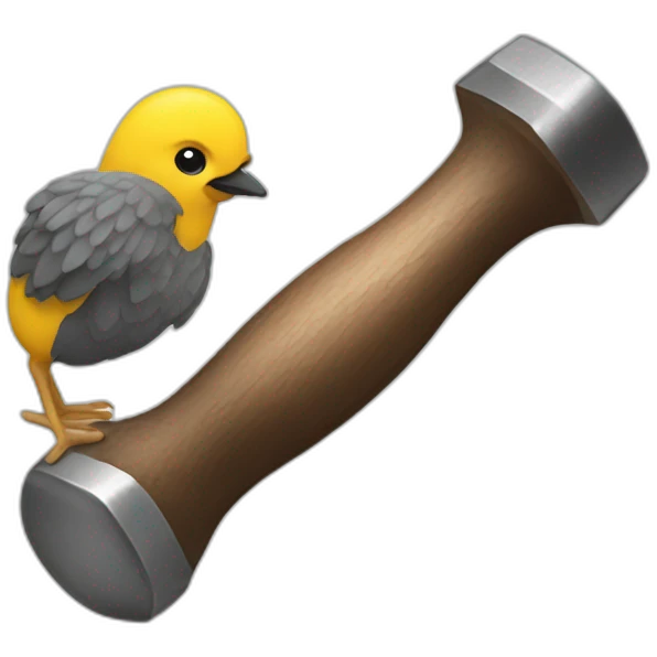 hammer chick emoji