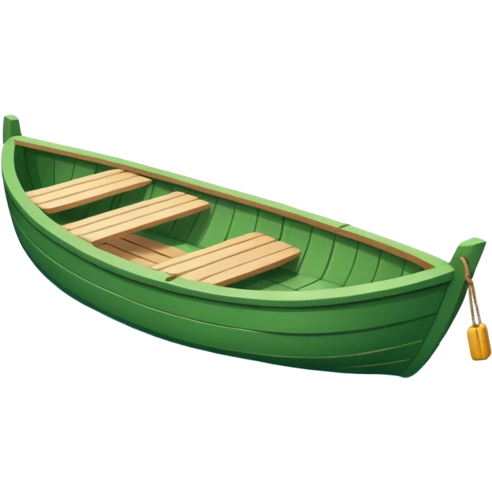 green boat in cartoon  emoji