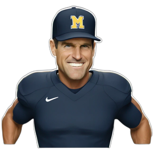 Jim Harbaugh emoji