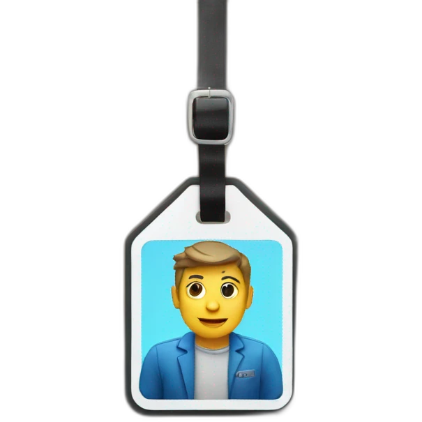 name tag emoji