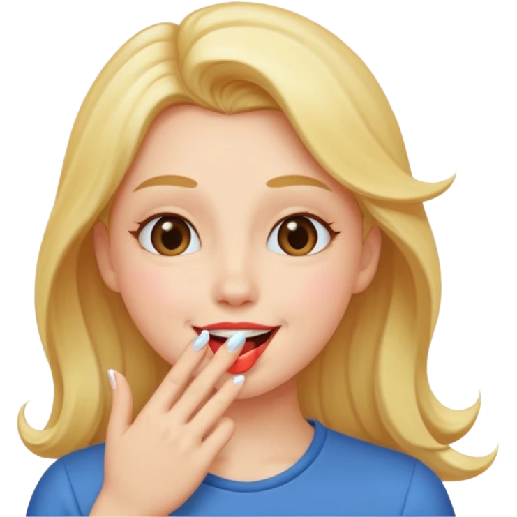 In love with blowing a kiss emoji