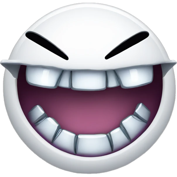 emoji with diamond grills on its teeth smiling emoji