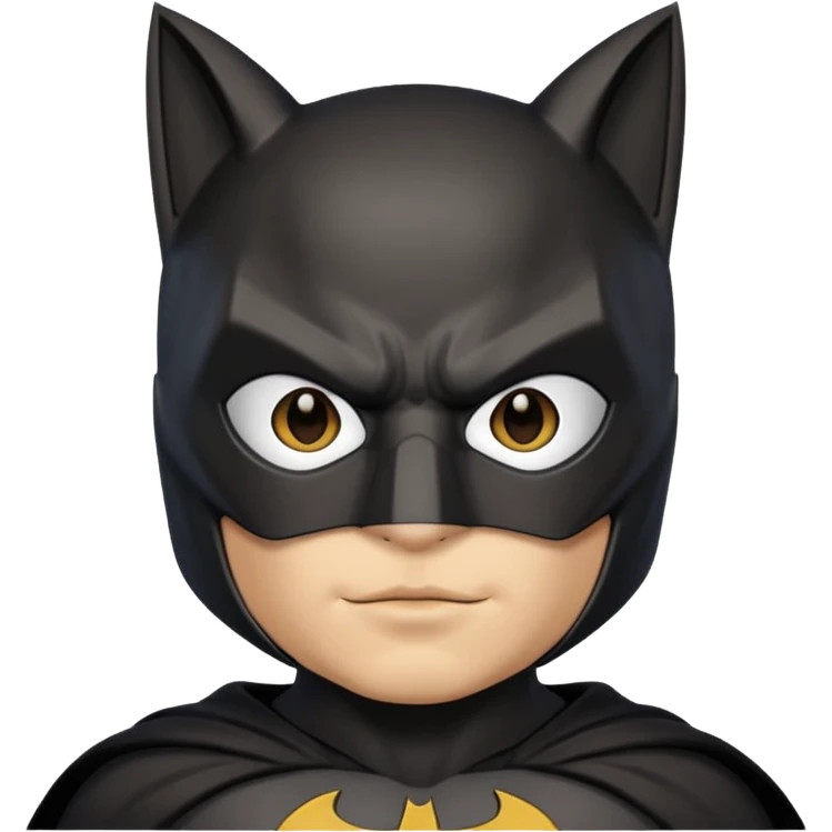 batman black and white kitty emoji