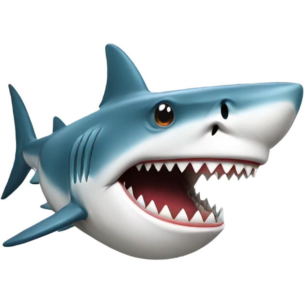 Shark smoking a cigarette  emoji