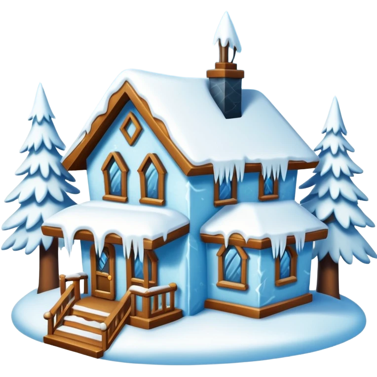 frozen houses emoji