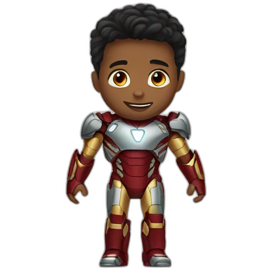 Kid iron man emoji