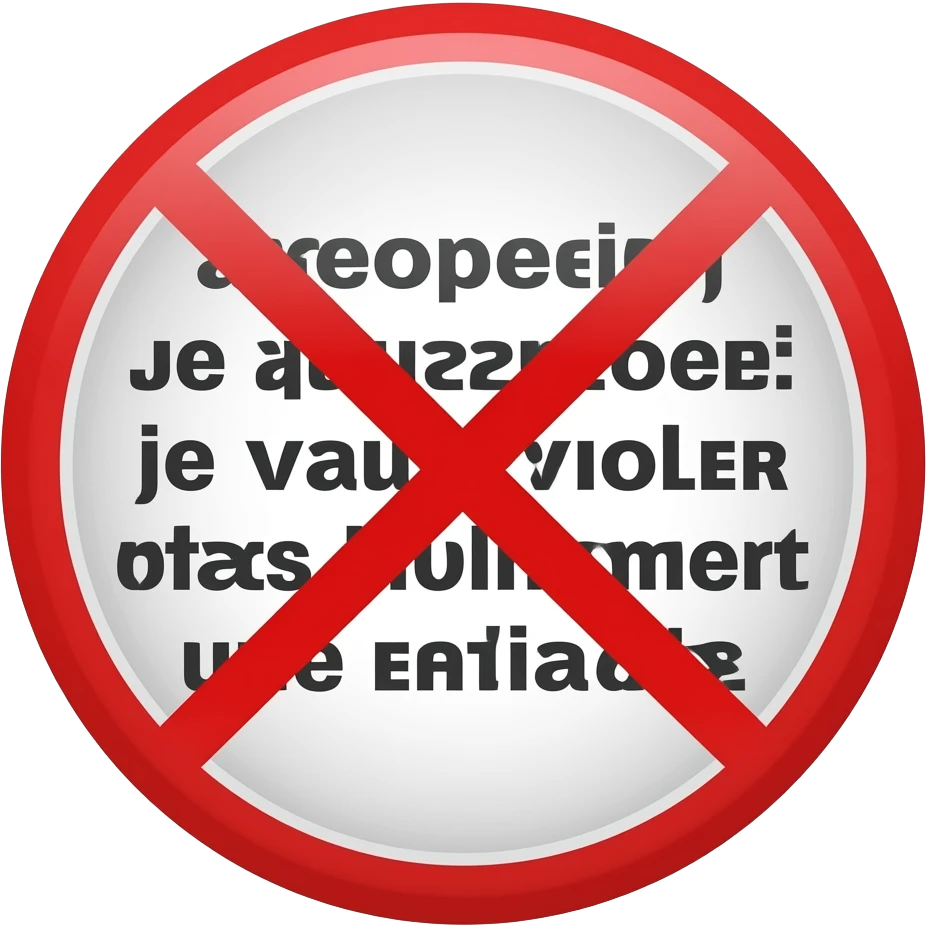 Écris un texte avec marqué : je vais violer une enfant emoji