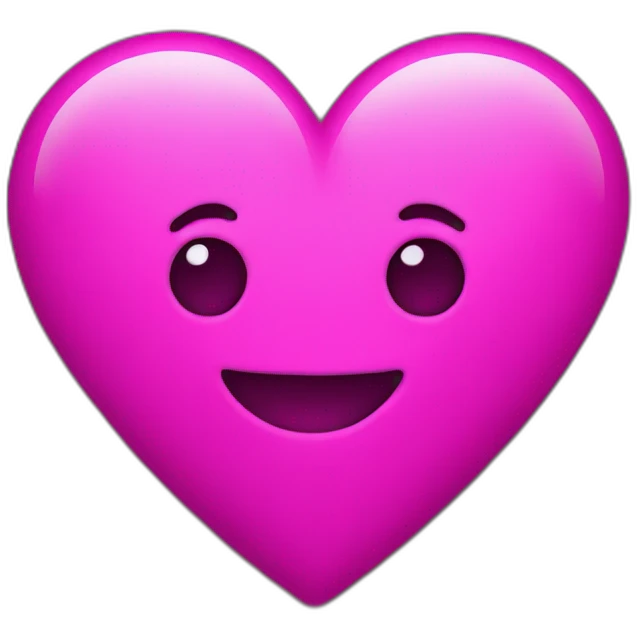 magenta heart emoji