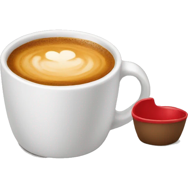 Small espresso red cup emoji