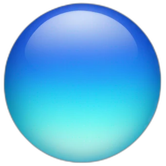 gradient blue ball emoji