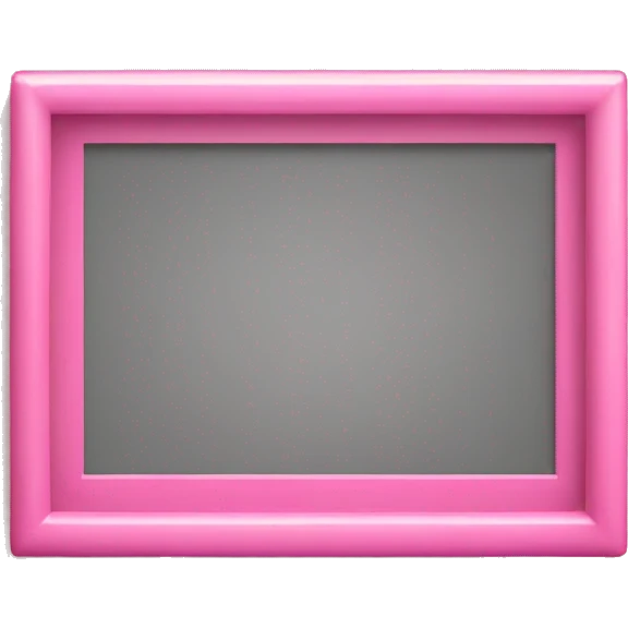 Pink photo frame  emoji