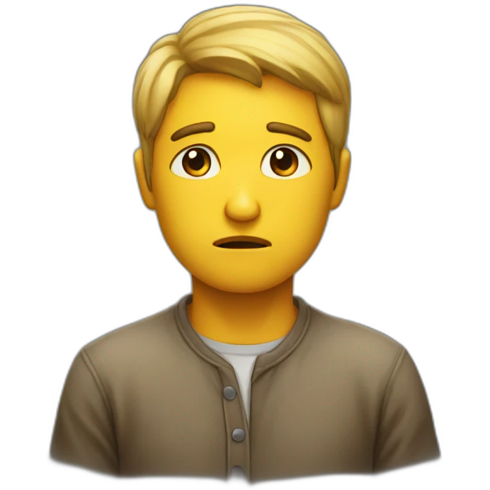 Sad Human emoji