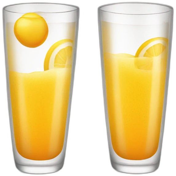 clinking-glasses-with-juice emoji