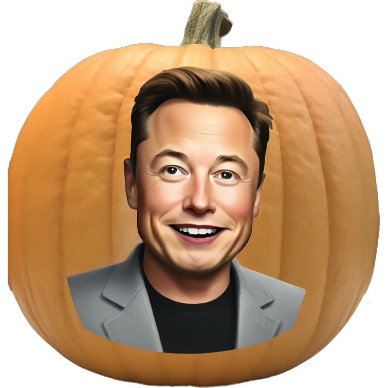 elon musk pumpkin emoji