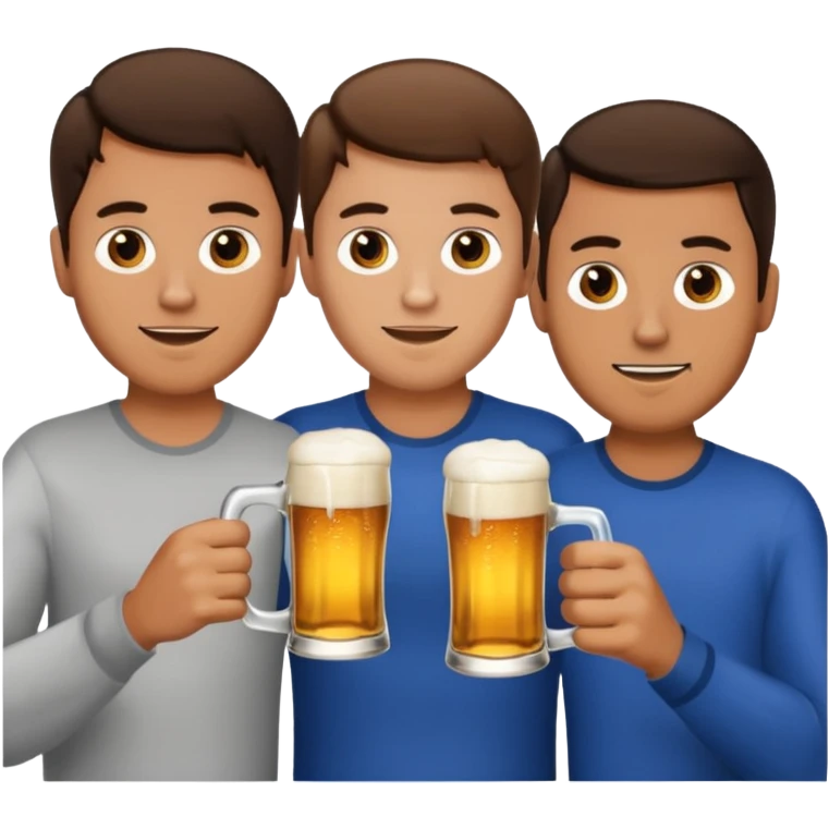 Seahawks drinking 3 men all brunette  emoji