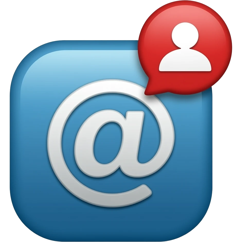 icono de contacto con notificacion emoji