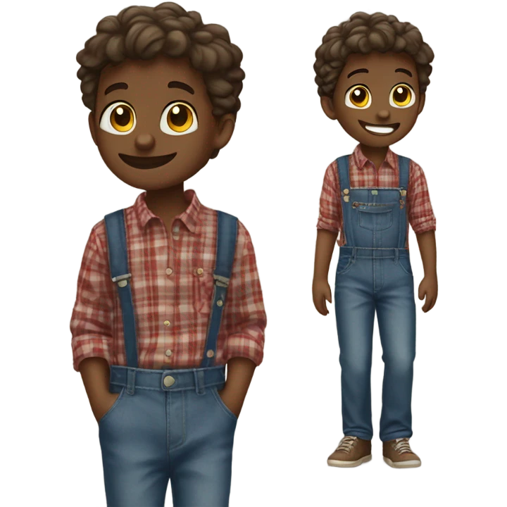 Cute country boy emoji