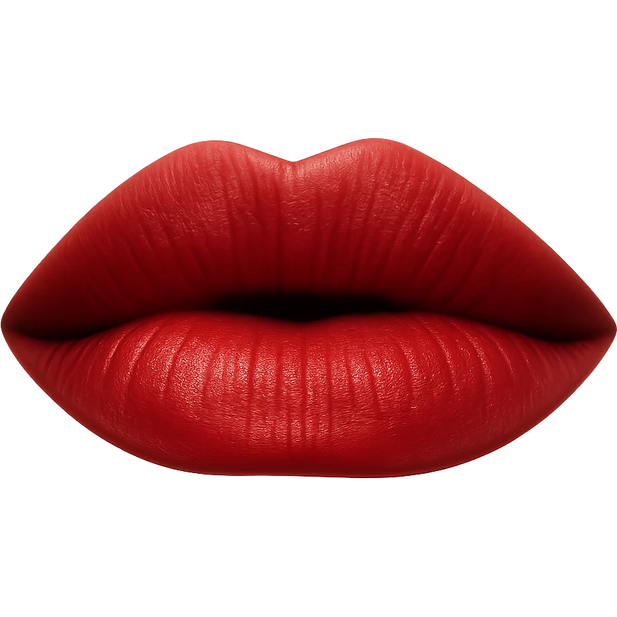 lips, remove background emoji