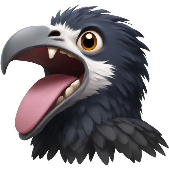 Condor laughing hard emoji