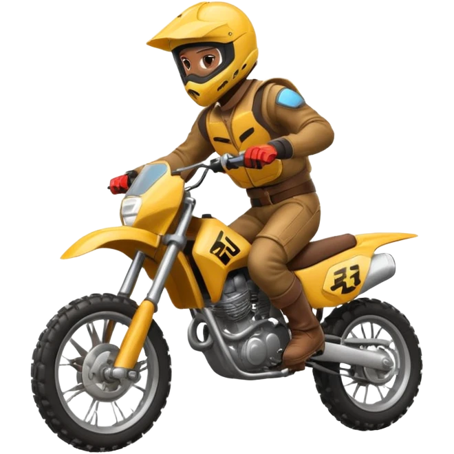 Motocross emoji