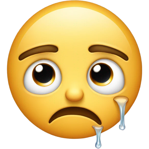 Sad crying emoji emoji