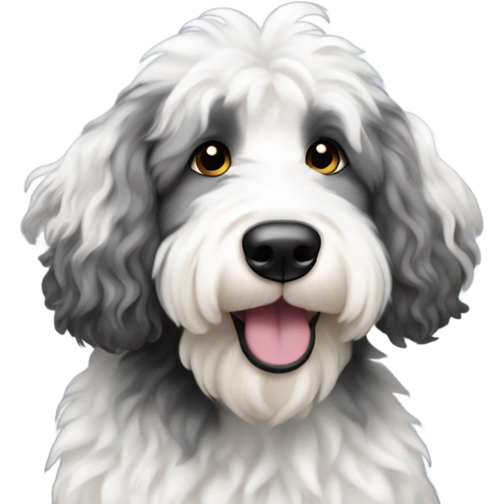 Merle sheepadoodle emoji