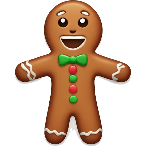 gingerbread emoji