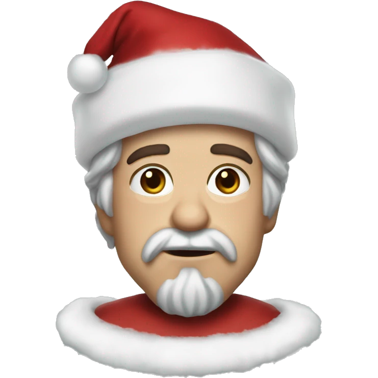 robert downey jr. as santa claus emoji
