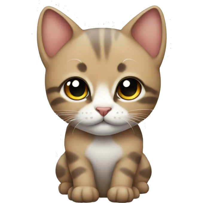 Cute cat with piercing  emoji