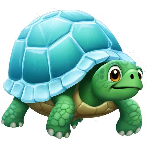 turtle + ice emoji