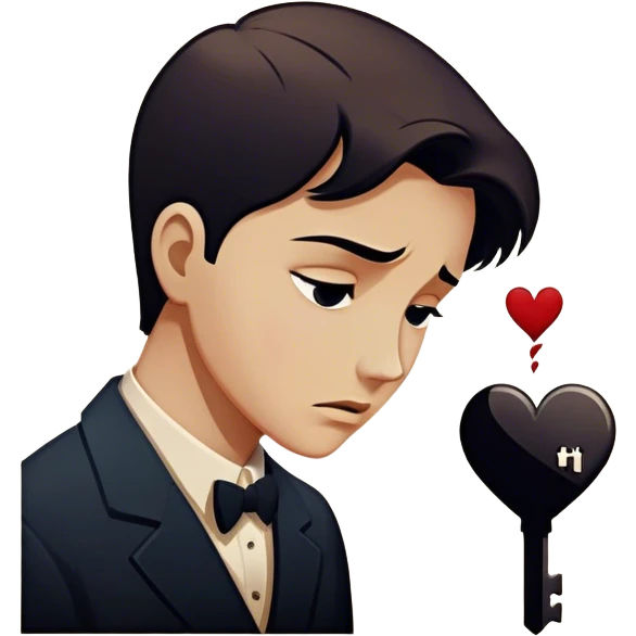 Icon for Drama Movies: A vintage movie poster-style design featuring a tense scene with emotional expressions, a dimly lit background, and key dramatic elements like a broken heart, a tear, and a silhouette of a person in despair. Bold, cinematic typography. Transparent background. emoji