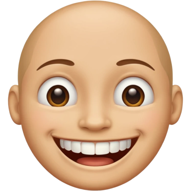 Cartoon head emoji