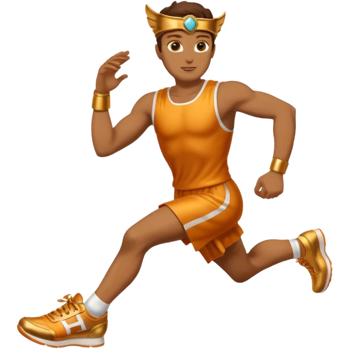 Hermes wings track shoes mythologic god emoji