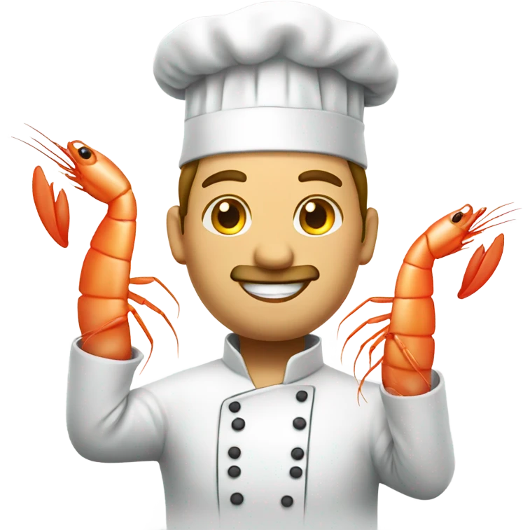 chef shrimp emoji