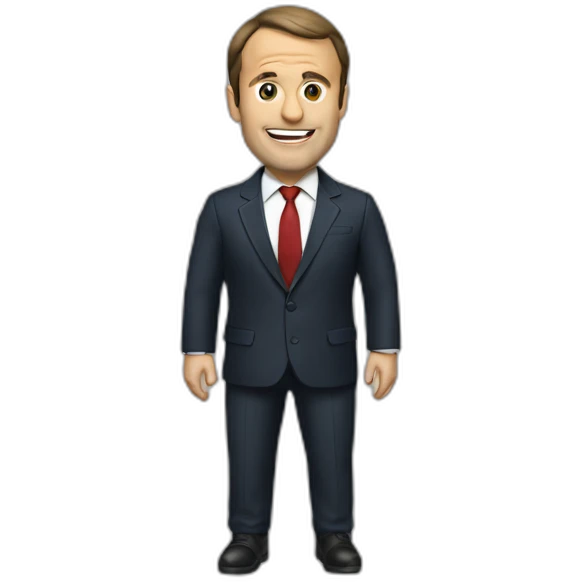 macron écrasé emoji