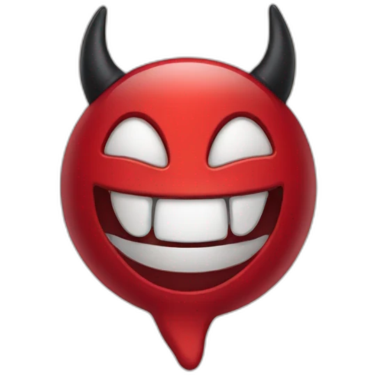 giggle with devil ears  emoji