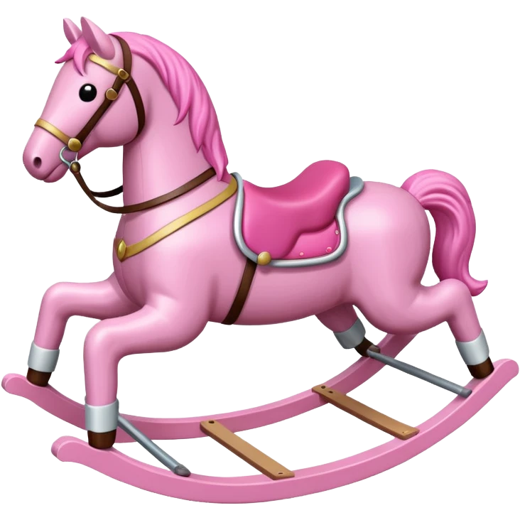 pink Rocking Horse emoji